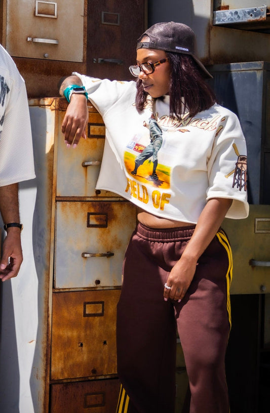 Jack Vintage (Almond Milk) Cropped Crewneck