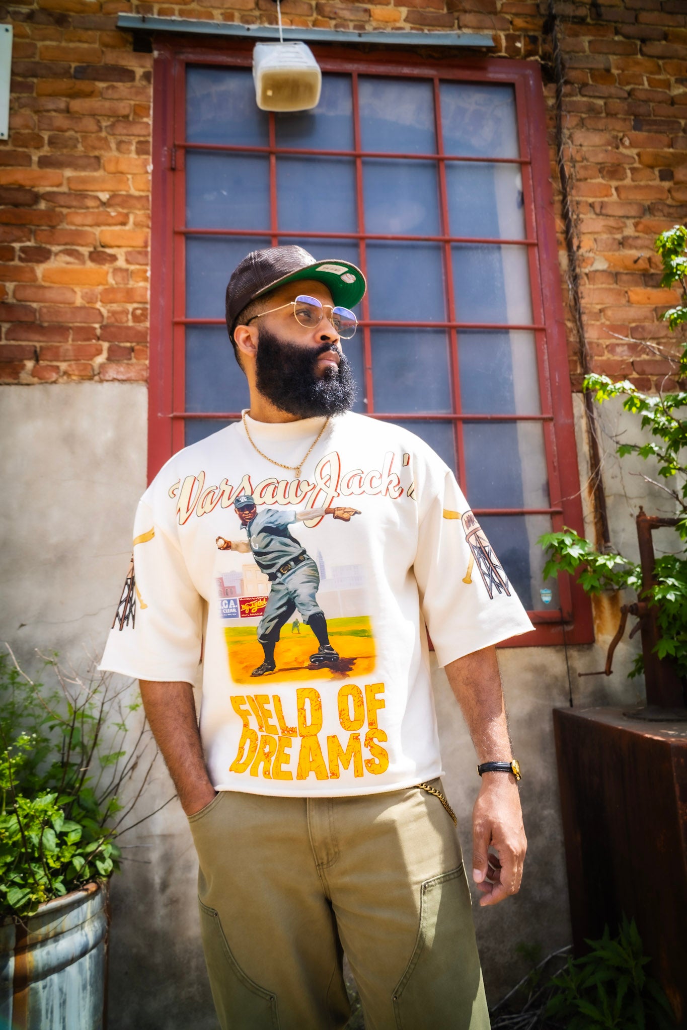Jack Vintage (Almond Milk) Cropped Crewneck