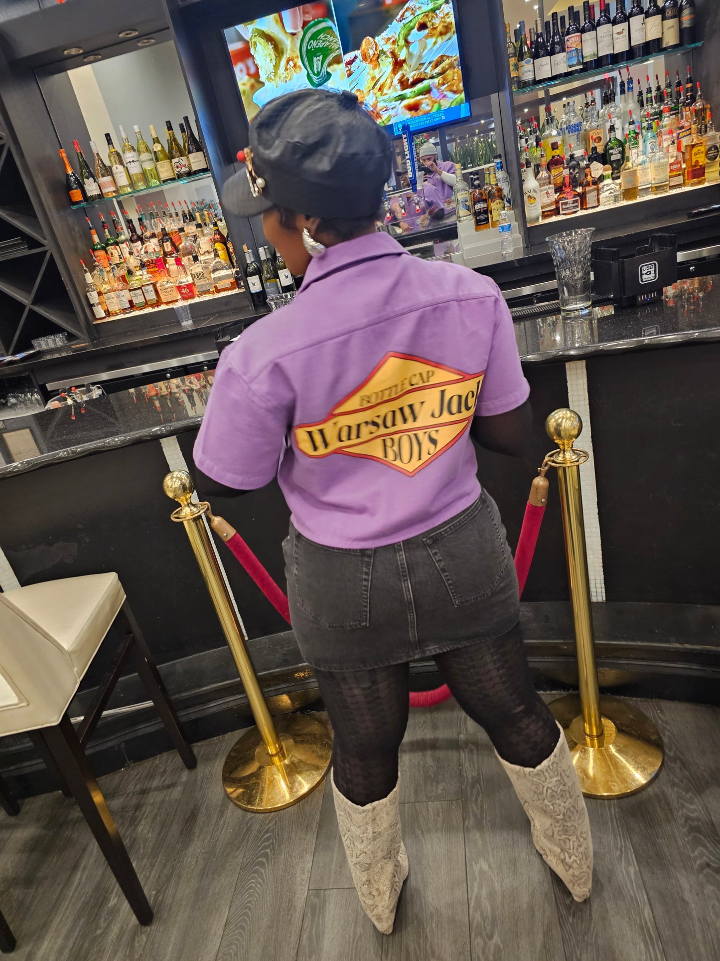 Deep Pockets Worker Shirt (Purple)