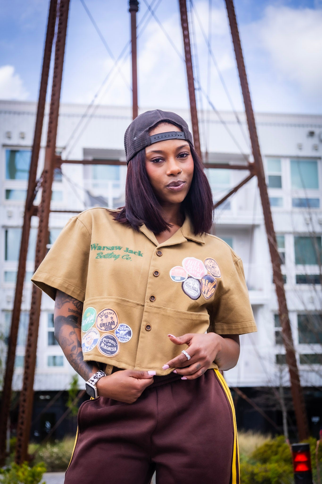 Deep Pockets Worker Shirt (Khaki)